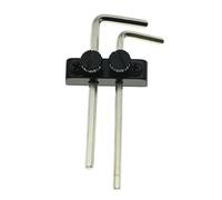 PEILINZE Soporte de llave hexagonal de repuesto para cabezal de guitarra y bajo, llave hexagonal montada en cabezal de guitarra