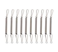 PEILINZE Soporte para botellas de agua para jaula de mascotas de acero inoxidable con clip para botella de agua para animales pequeños