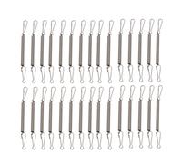 PEILINZE Soporte para botellas de agua para jaula de mascotas de acero inoxidable con clip para botella de agua para animales pequeños