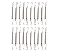 PEILINZE Soporte para botellas de agua para jaula de mascotas de acero inoxidable con clip para botella de agua para animales pequeños