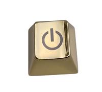 PEILINZE Tecla de metal, teclas de aleación de metal con patrón de conmutación grabado para teclados mecánicos, mejora la escritura