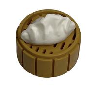 PEILINZE Tecla magnética de resina con personalidad, pequeños bollos al vapor, teclas para interruptores y teclados mecánicos