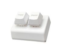 PEILINZE Teclado pequeño, teclado mecánico de 2 teclas con cable USB para juegos, interruptores programables, teclado pequeño, intercambio en caliente