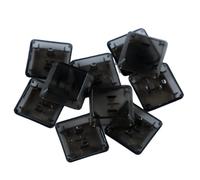 PEILINZE Teclas negras translúcidas para teclados mecánicos G813 G815 G913 que mejoran la iluminación de color, estándar 1U 10/20 unidades