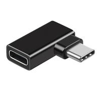 PEILINZE Typec Adaptador USB 4.0 Pd240W 8K 60Hz Puerto de Carga 40Gbps Velocidad Rápida USB C 90 Grados Macho a Hembra Adaptador para Portátiles y Tabletas