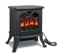 PEILU Chimenea eléctrica con efecto de llama LED, fuego de estufa, chimeneas eléctricas, 2 modos de calor, estufa ajustable, 750W/1500W, calentadores eléctricos, chimenea decorativa para sala de estar