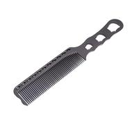 Peinado de Metal de Aluminio Aluminio Fino para Cortar el Cabello Plano la Cubierta del Peinado para Peinados Profesionales (BLACK)