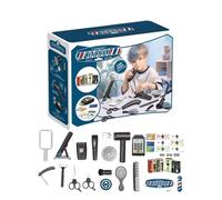 Peinado Niño Chica Juguete, Accesorios De Peluquería, Peluquería Juego De Simulación, Juego De Peluquería, Maletín De Peluquería Regalo para Niña