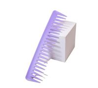 Peine 1/4 Peine Desenredante De Dientes Anchos For Cabello Rizado, Húmedo Y Seco, Sin Mango, Ideal For Pelucas Naturales(Color01)