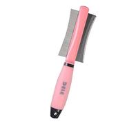Peine 1 unids Peine de aguja de doble cara for perros Cat Puppy Mascotas Pincel Cepillo Perro Removedor de pelo Rake Comb Peine PET Beauty Beauty Herramienta de aseo Peine Alisador De Cabello(P)