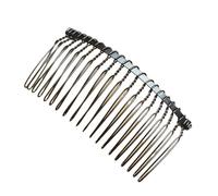 Peine 10 piezas de horquillas metálicas for el cabello con 20 dientes, ideales for la creación joyería nupcial y otros accesorios hechos a mano(Black)