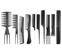 Peine 10Pcs Haircut Comb Set Hairdressing Styling Barber Tail Salon Studio Combs Haircare Tool