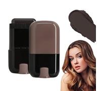 Peine 2 en 1 para teñir el cabello | Resistente al agua y al sudor, cubre las raíces de las canas, fórmula segura para retocar la línea del cabello, ideal para hombres y mujeres