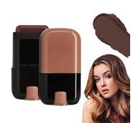 Peine 2 en 1 para teñir el cabello | Resistente al agua y al sudor, cubre las raíces de las canas, fórmula segura para retocar la línea del cabello, ideal para hombres y mujeres