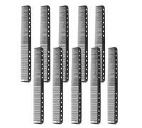 Peine 21cm Professional Hair Comb Heat Resistant Medium Cutting Carbon Salon Brush Barber Styling Tool(10pcs)