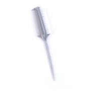 Peine 2pcs Professional Hairdressing Double Side Dye Comb With Nylon Hair Drying Brush Tinting Combs Tools(Grey)