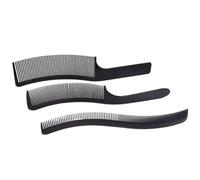 Peine 3Pcs Curved Haircutting Comb Set Heat-resistant Haircut Clipper Professional Salon Hairdresser Tools(Set)