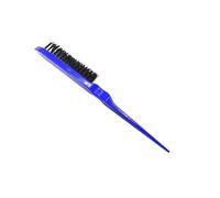 Peine 3Pcs Pro Salon Hair Brushes Comb Slim Line Teasing Back Combing Brush Styling Tools DIY Kit(Blue)