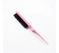 Peine 3Pcs Pro Salon Hair Brushes Comb Slim Line Teasing Back Combing Brush Styling Tools DIY Kit(Pink)