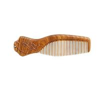 Peine Acanalado Peine de madera tallada, peine rizador vintage, peine de pelo largo for mujer, for cabello, barba o bigote Peinetas