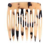 Peine acrílico para el cabello - Clip decorativo Elegante accesorio para colgar, porta francés transparente, herramienta de peinado portátil | Bollo de novia de boda Formal Casual Peinado diario