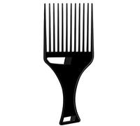 Peine Afro para Pelo Peine de Palos de Diente Ancho para Pelo Liso Peine Afro Desenredante Negro Plástico de Palos Herramienta de Peinado de Peluquería (Estilo Agujero Colgante Cuadrado)