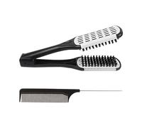 Peine alisador de 1 pieza, viene con un peine de acero de 1 pieza, cepillo de peinado, alisador de pelo, cepillo para el cabello, cepillo de cerdas y herramientas de peinado