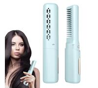 Peine Alisador De Cabello - 3 Temperaturas Anti-Escaldadura Herramienta de Estilo | Cepillo Alisador para Mujeres | Para Uso En Hogar Exterior Vacaciones Y Prisa Matutina