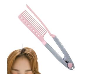 Peine Alisador De Pelo - Cepillo De Pelo De Salón En Forma De V | Cepillo Plano Peinado Deel Hierro, Diseñando El Peine De Sección Para Las Fechas Salientes Del Hotel De Las Vacaciones Del Viaje