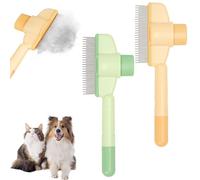 Peine Anti Pulga Perros Y Gatos, 2PCS Peine Antipulgas para Gatos, Peine para Pulgas, Peine para Pulgas de Gato de Dientes Finos, peine autolimpiante para gatos y perros, Perros Peines para Piojos