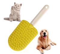 Peine anticaída para gatos - Cepillo masajeador para animales domésticos | Accesorio ergonómico antideslizante para quitar el pelo inferior ideal para casa, clínica o viajes
