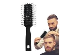 Peine antiestático de costillas - Cepillo para desenredar, cepillo de masaje del cuero cabelludo, mango ergonómico, herramienta para cabello húmedo y seco | hombres mujeres rizado recto grueso cabello