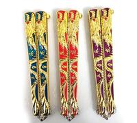 Peine antiestrés de escritorio con diseño de dragón de ojos rojos, peines de metal ligeros, gran diversión para peinar el cabello, espectáculo de malabares y piezas de exhibición perfectas (432)