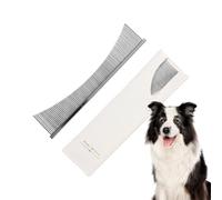 Peine antipulgas para perros, cepillo para aseo del gato, accesorios para animales domésticos ideales para cachorros ancianos razas de larga temporada interior exterior