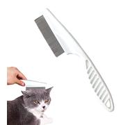 Peine antipulgas para perros, con mango antideslizante, cepillo para perros para pulgas | Peine para garrapatas, juego de peines para aseo para perros y gatos, eliminación de flotadores para mascotas