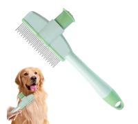 Peine Antipulgas para Perros | Peine Autolimpiable para Perros de Largo,Herramientas De Limpieza Ergonomica Accesorios Mascotas Cepillo Eliminador Garrapatas Para Mudas Y Aseo
