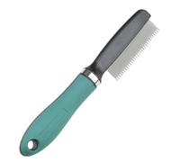 Peine antipulgas - Peine para el cuidado de perros - Cepillo ergonómico para perros de pelo largo para desenredar, recortar y desfiltrar durante los procesos de baño