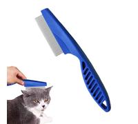 Peine antipulgas y garrapatas para perros, peine antipulgas para mascotas con mango antideslizante - Peine para garrapatas, juego de peine de cuidado para perros y gatos, eficaz removedor de pelo