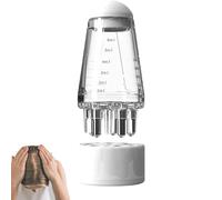 Peine aplicador de cabelludo de 6 ml, aplicador de cabelludo con bola de rodillo, aplicador de cuidado de raíces, guía para el crecimiento del cabello, peine de masaje para todas las