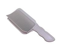 Peine Barber Hair Comb Fading Styling Comb Flat Top Hair Cutting Fade Comb For Men Hairdresser Fade Brush Salon Accessories(02 Gray)