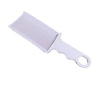 Peine Barber Hair Comb Fading Styling Comb Flat Top Hair Cutting Fade Comb For Men Hairdresser Fade Brush Salon Accessories(03 White)