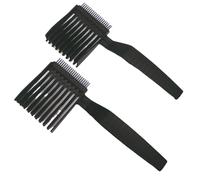 Peine Barber Hair Comb Fading Styling Comb Flat Top Hair Cutting Fade Comb For Men Hairdresser Fade Brush Salon Accessories(01 2Pcs)