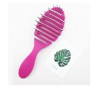 Peine cepillo for el cabello seco y húmedo, cepillo de pelo profesional for peluquero, herramientas de estilismo, cepillo de pelo for masaje del cuero cabelludo antienredados, peine mágico(Green)