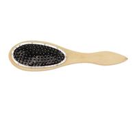 Peine Cepillo Para Peluca, Cepillo Para El Cabello De Acero, Cepillo De Alambre Para Peluca, Mango De Madera, Cerdas De Metal Que Pueden Estimular El Cuero Cabelludo Para Ayudar Al Masaje Del Cuero Ca