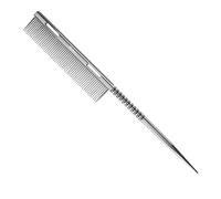 Peine Cola Punta Estilizado Cabello - Dientes Metal Peinado Separación | Peine Ergonómico para Volumen, Desenredado y Estilismo