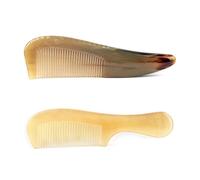 Peine Combatado de cabello de 2 piezas for el cabello, peinado de cabello for hombres y mujeres, for cabello rizado y grueso largo, for cabello húmedo o seco, beige Peine Para el Cabello