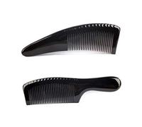Peine Combatado de cabello de 2 piezas for el cabello, peinado for el cabello for hombres y mujeres, for cabello rizado y grueso largo, for cabello húmedo o seco, negro Peine Para el Cabello