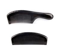 Peine Combatado de cabello de 2 piezas for el cabello, peinado for el cabello for hombres y mujeres, for cabello rizado y grueso largo, for cabello húmedo o seco, negro Peine Para el Cabello