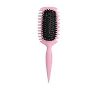 Peine con Cojín de Aire Peine for rizos, peine de cola puntiaguda, airbag, ondas grandes, cabello rizado, cuero cabelludo(Rosado)