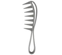 Peine con dientes anchos para cabello mojado - rizada profesional, peine antiestático | Disfrace perfectamente del cabello húmedo y rizado, peine de peluquería para el salón, ve